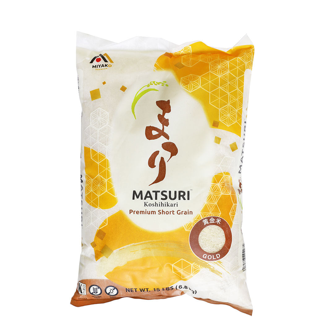 蜂蜜　riceになります Matsuri Koshihikari Short Grain White Rice 15 lbs (6.8kg) — MTC