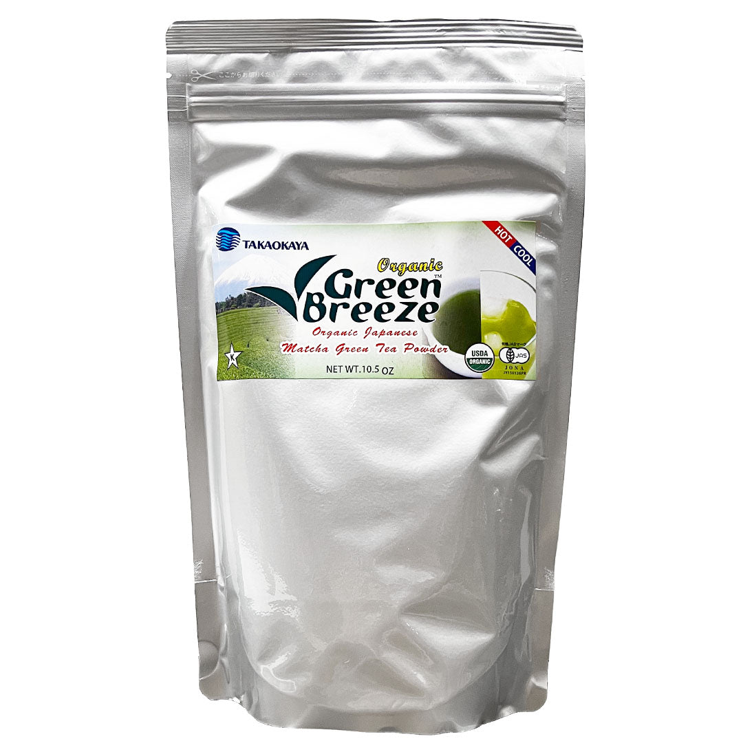 Takaokaya Green Breeze Organic Matcha Green Tea Powder 10.5 oz