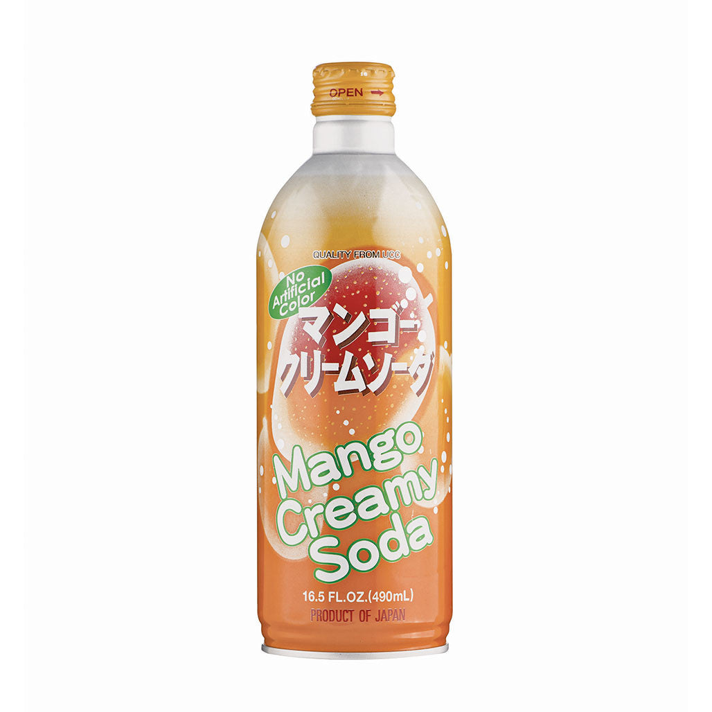 UCC Mango Cream Soda 16.5 fl oz (490ml) x 24 bottles — MTC Kitchen