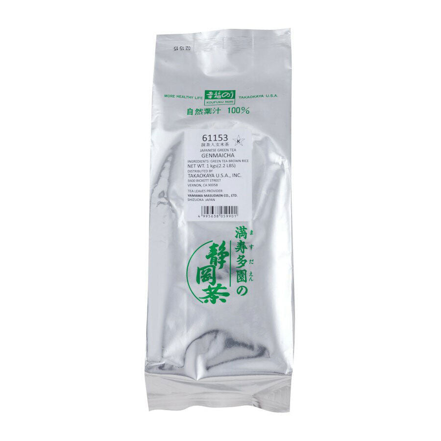 greentea出品 Takaokaya Masuda-en Genmai-cha Green Tea with Matcha 2.2 lbs (1kg