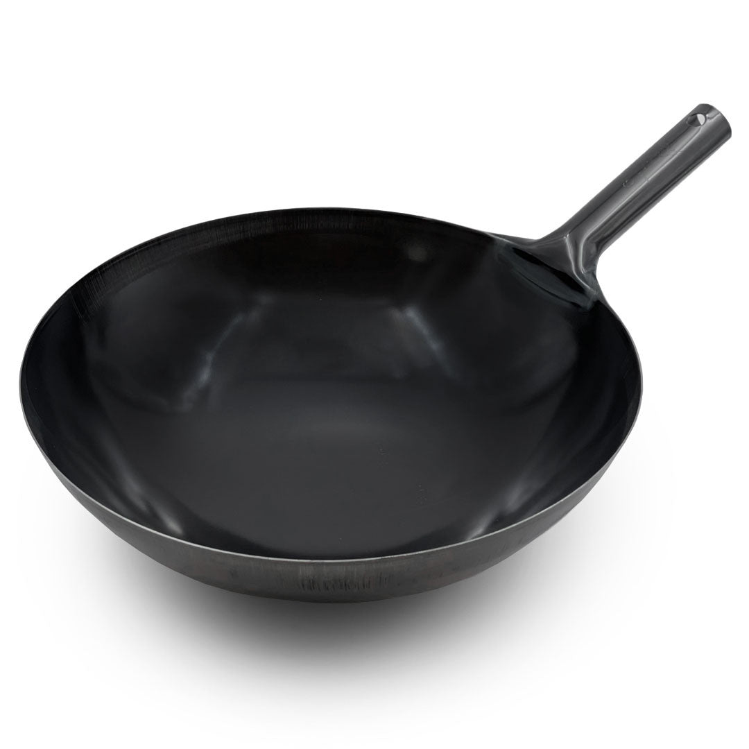 Summit Iron Beijing Round-Bottom Wok Stir Fry Pan 15.4